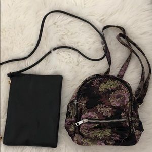 Bundle of 2 F21 bags (crossbody &mini backpack)